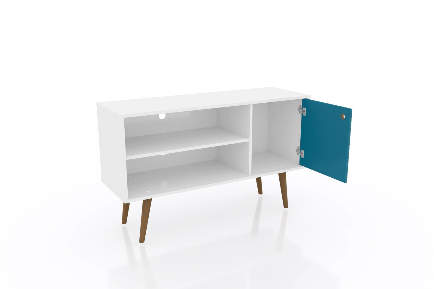 Manhattan Liberty - TV Stand With White Frame
