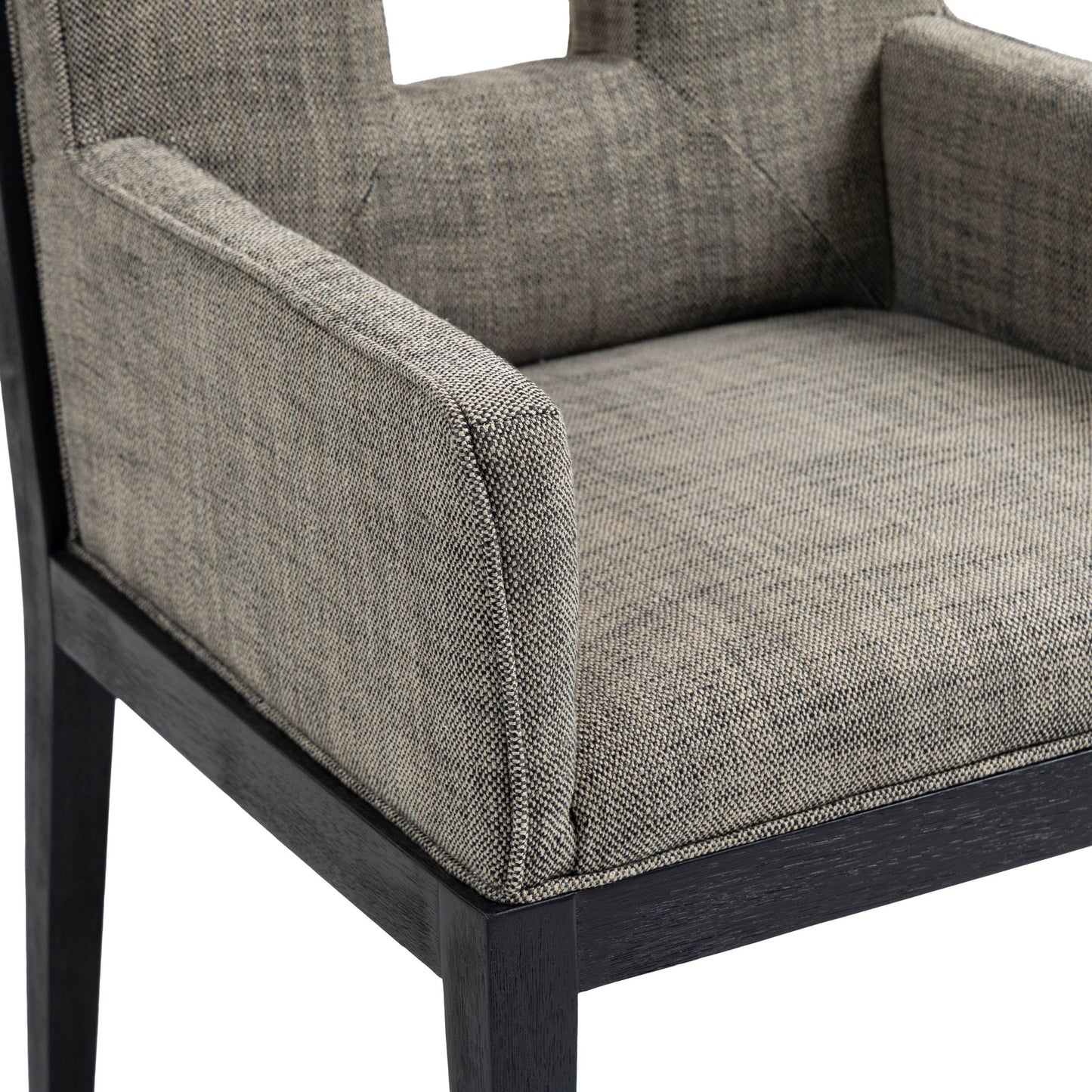 Gwendolyn - Dining Arm Chair With Black Frame