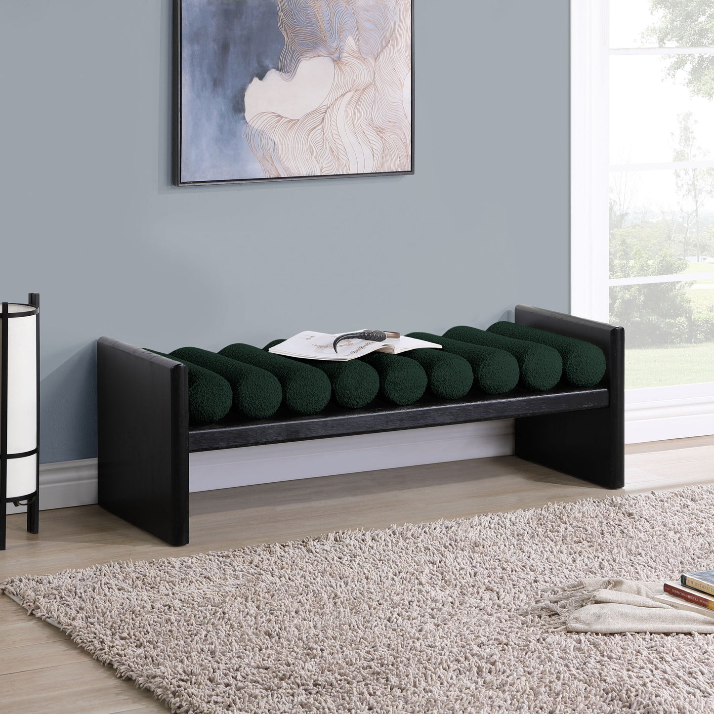 Waverly - Bench With Black Frame