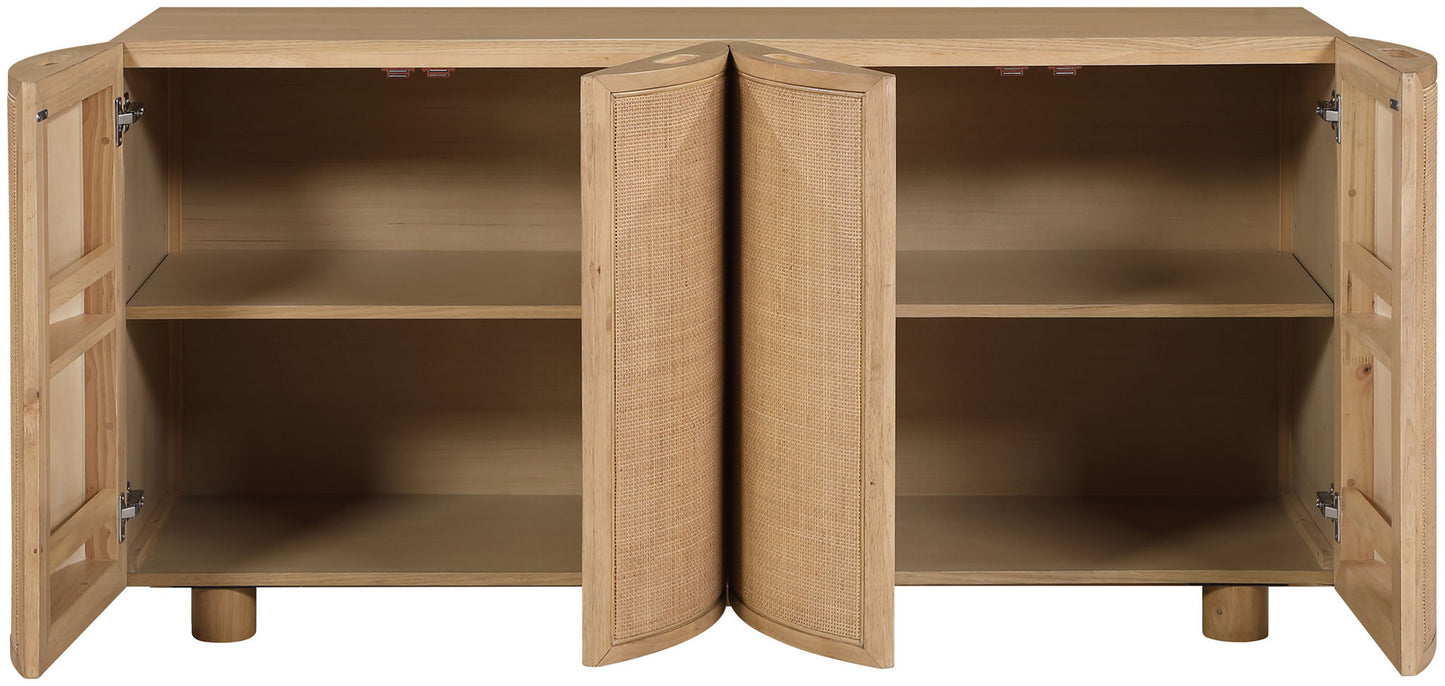 Norin - Solid Wood And Oak Veneer Sideboard/Buffet
