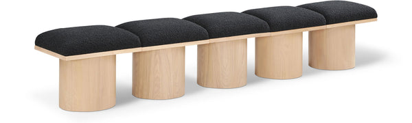 Pavilion - 5 Piece Modular Bench With Natural Base