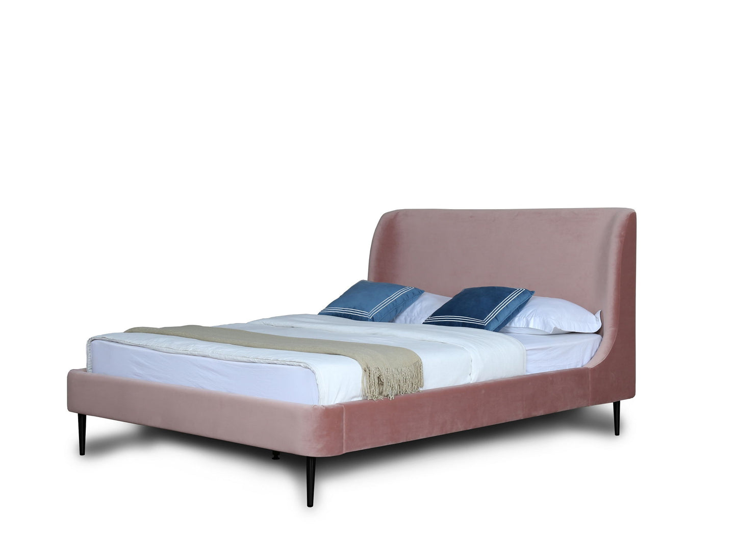 Manhattan Heather - Bed With Black Legs