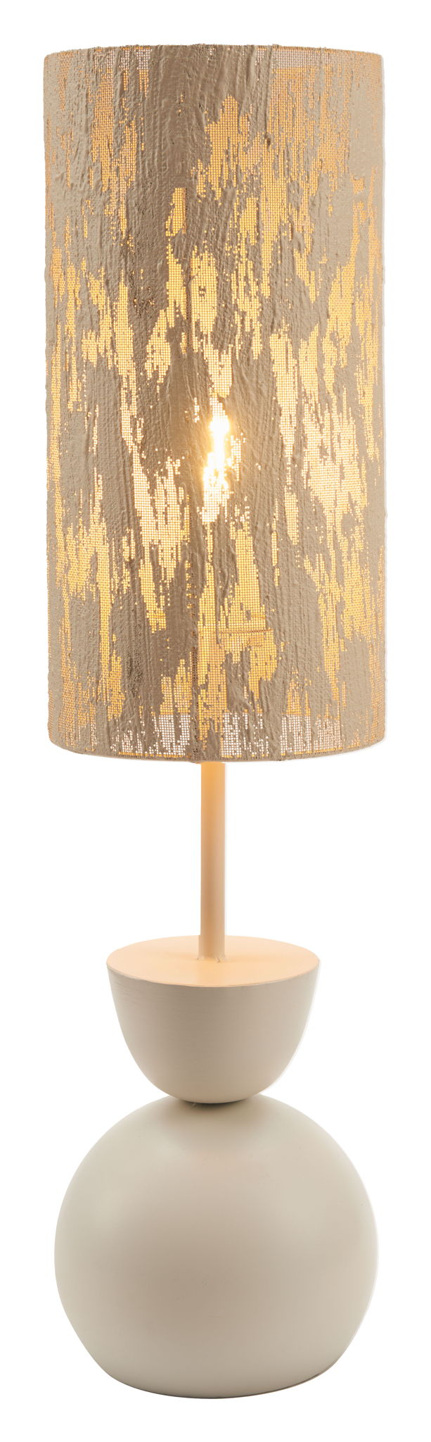 Gochi - Table Lamp - White / Beige