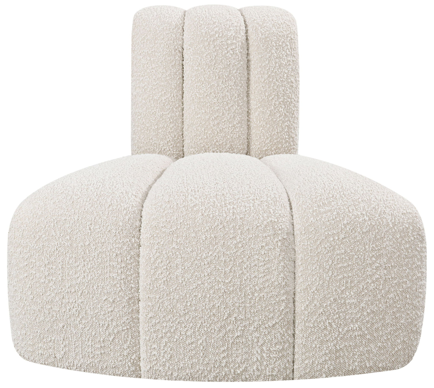 Arc - Boucle Fabric Reverse Corner