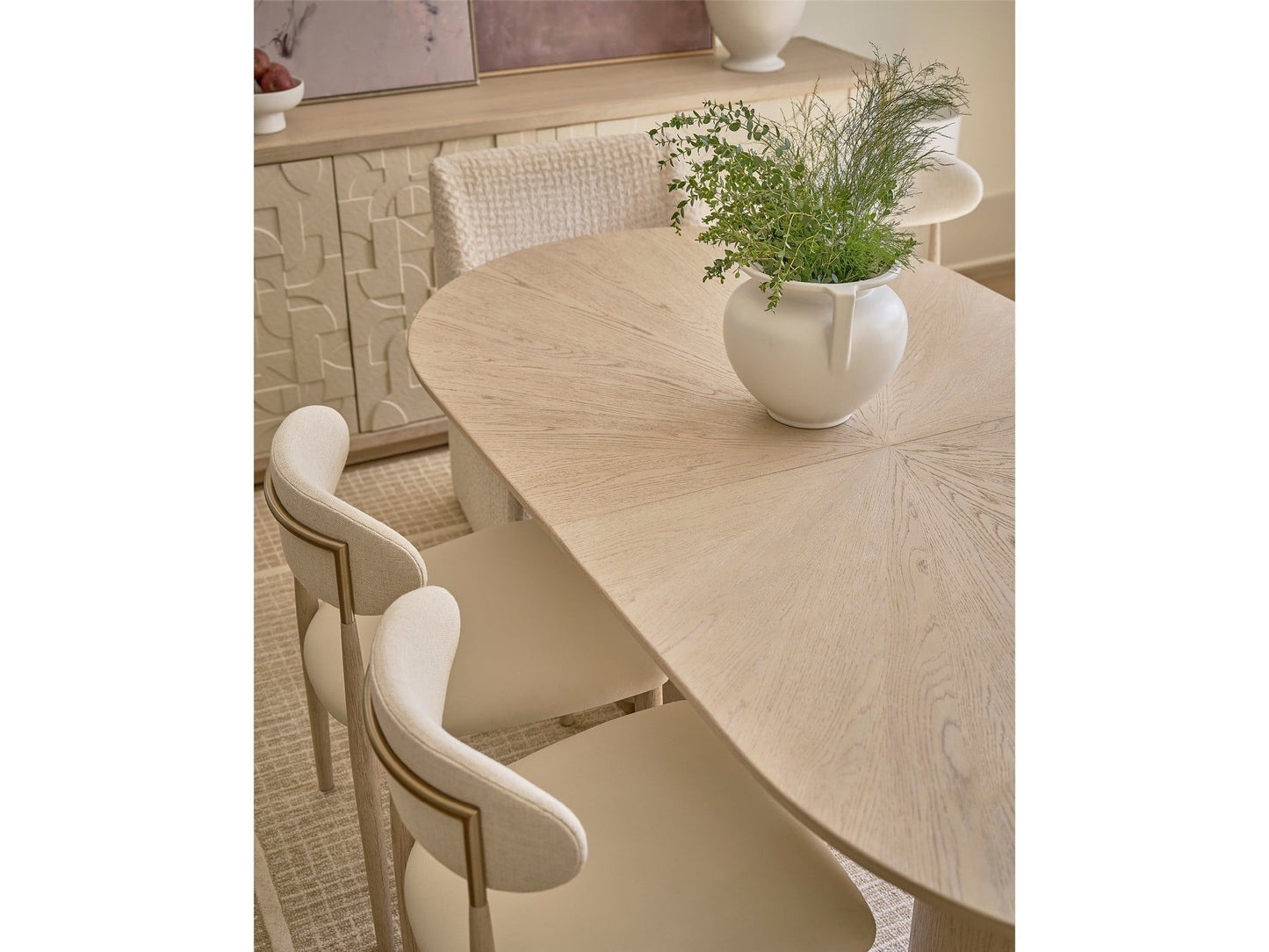 Velora - Oval Dining Table - Light Brown