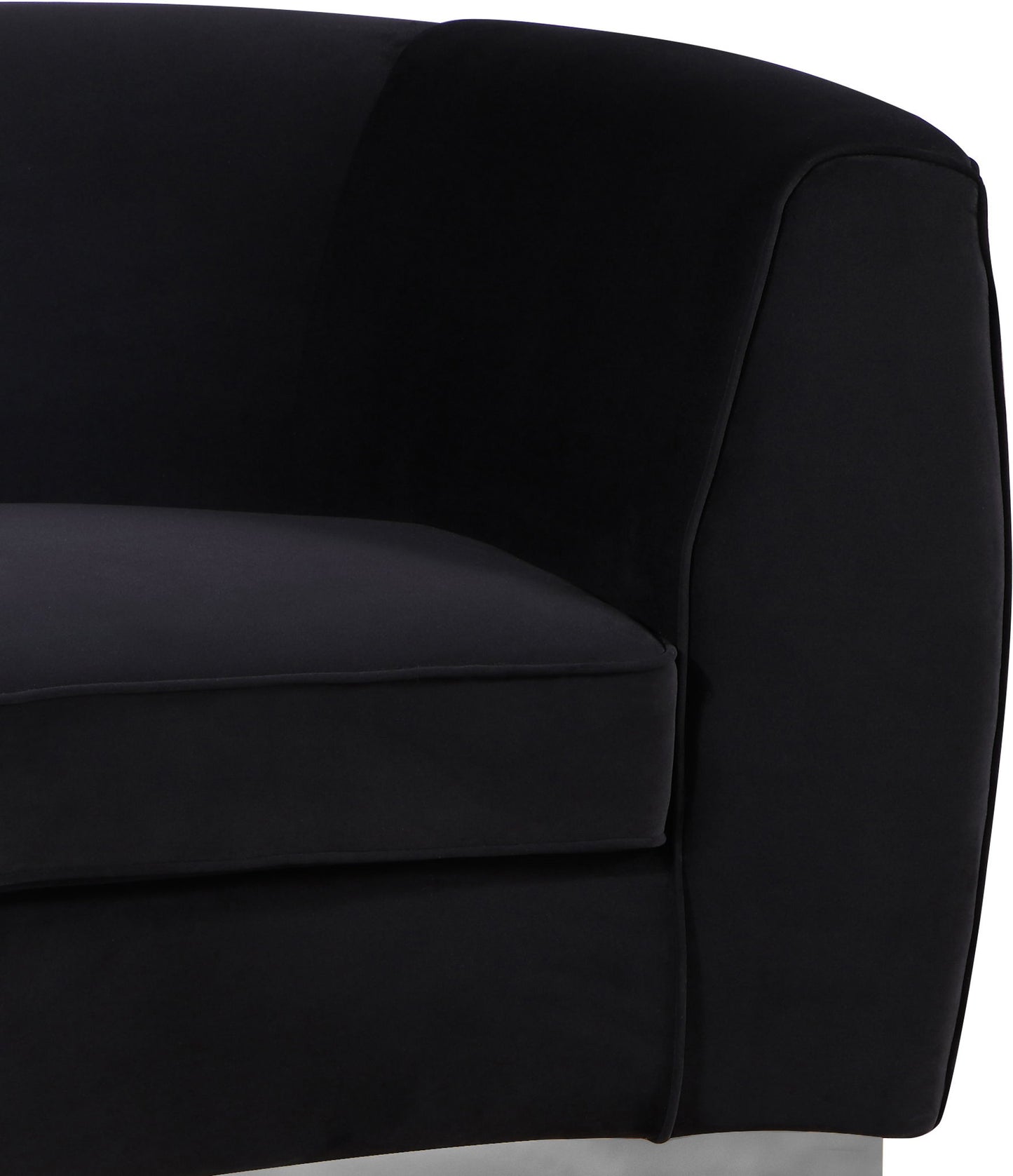 Julian - Sofa with Chrome Base