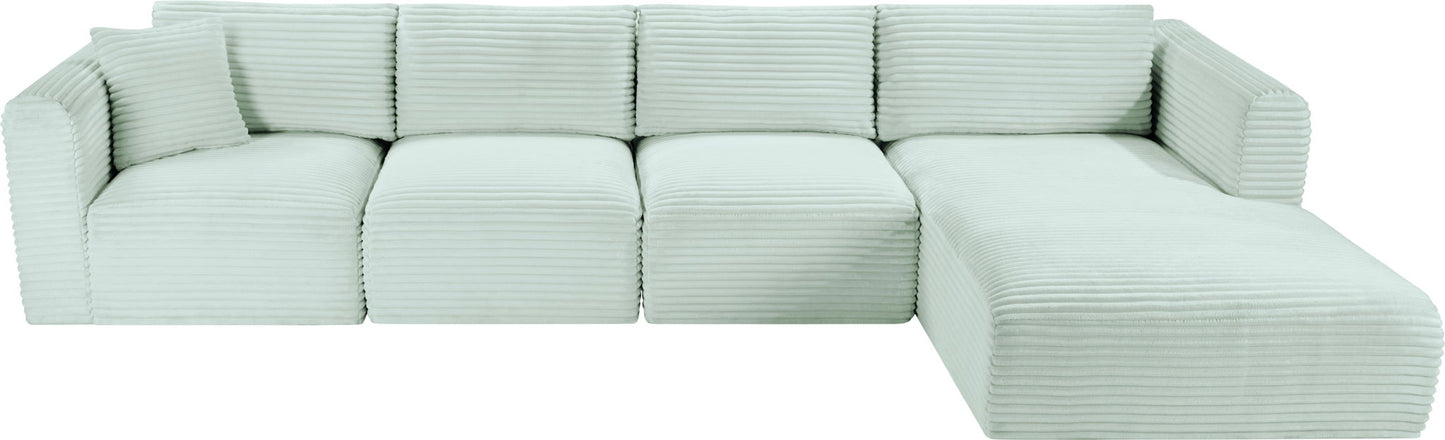 Shaggy - 4 Piece Modular Sectional