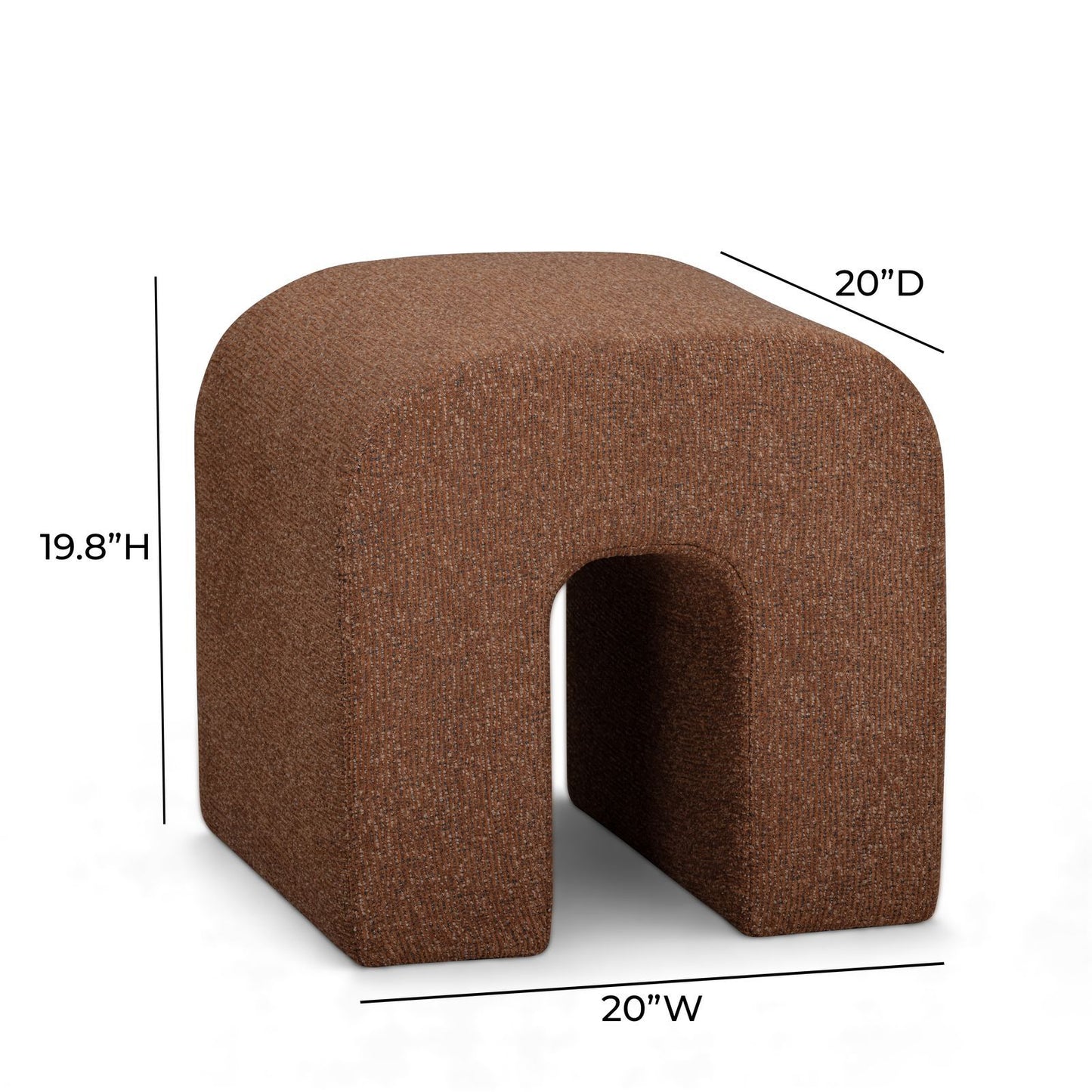 Desi - Woven Fabric Ottoman