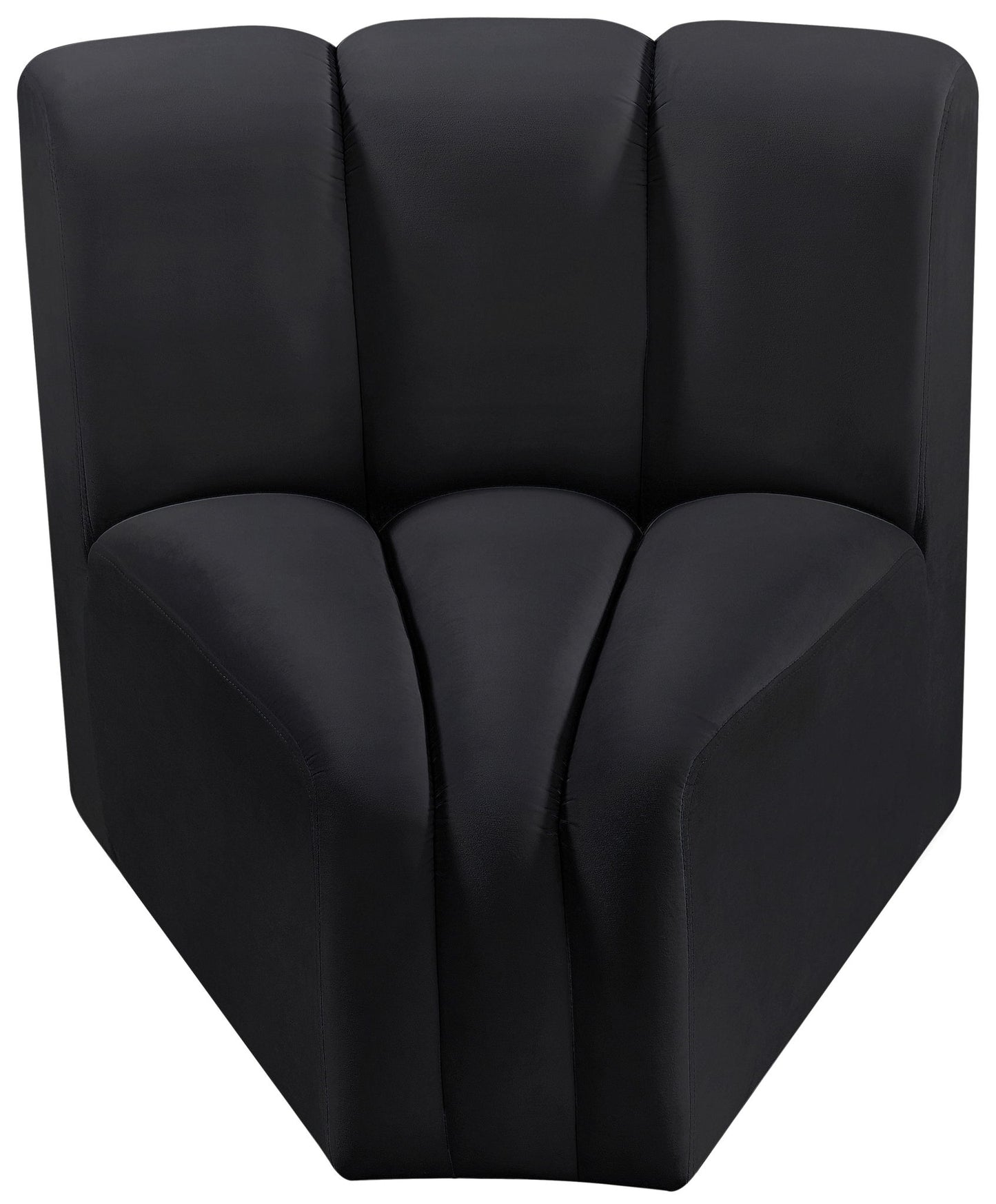 Arc - Velvet Curved Corner Chair