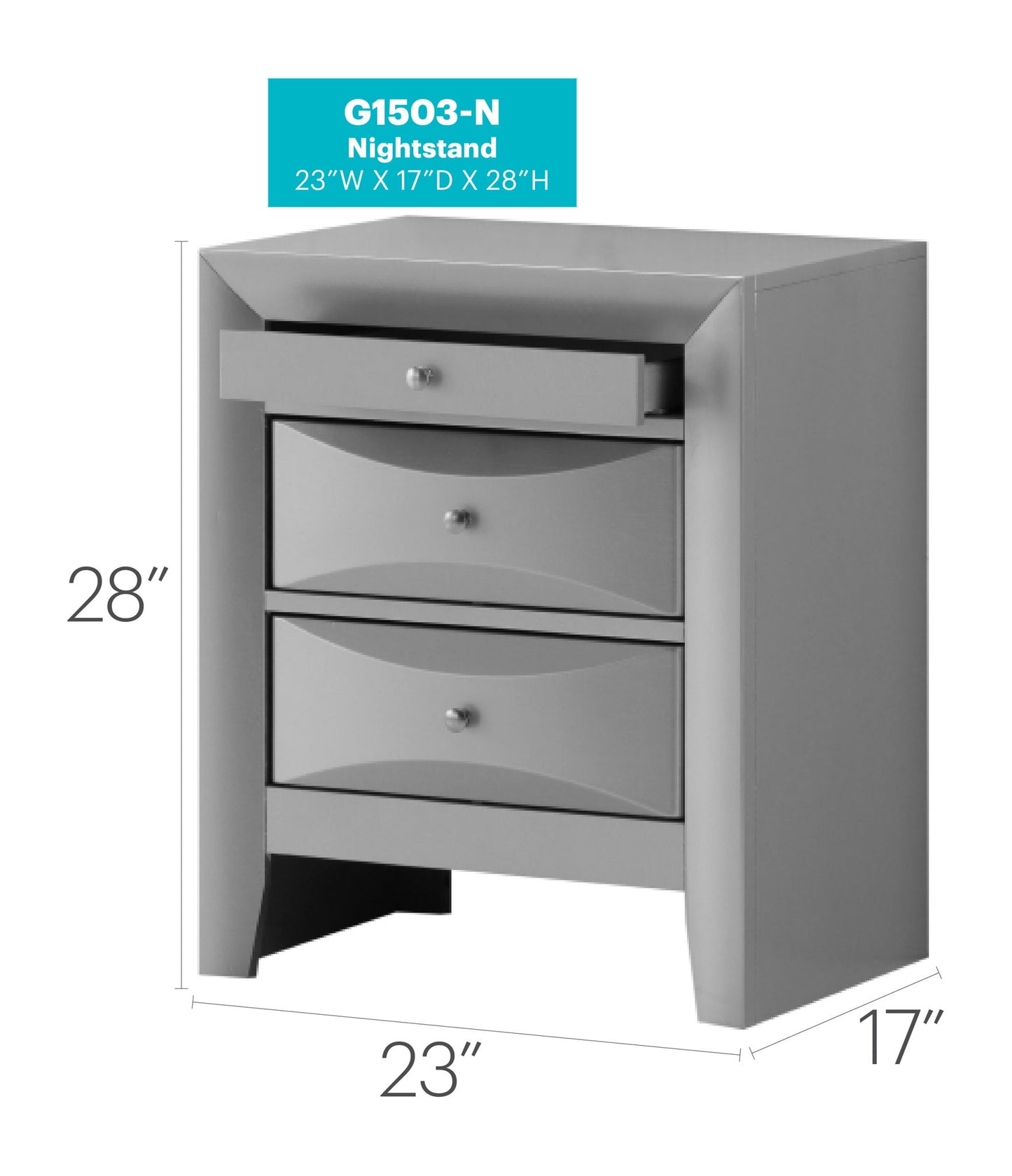 Glory Furniture - Marilla - Nightstand