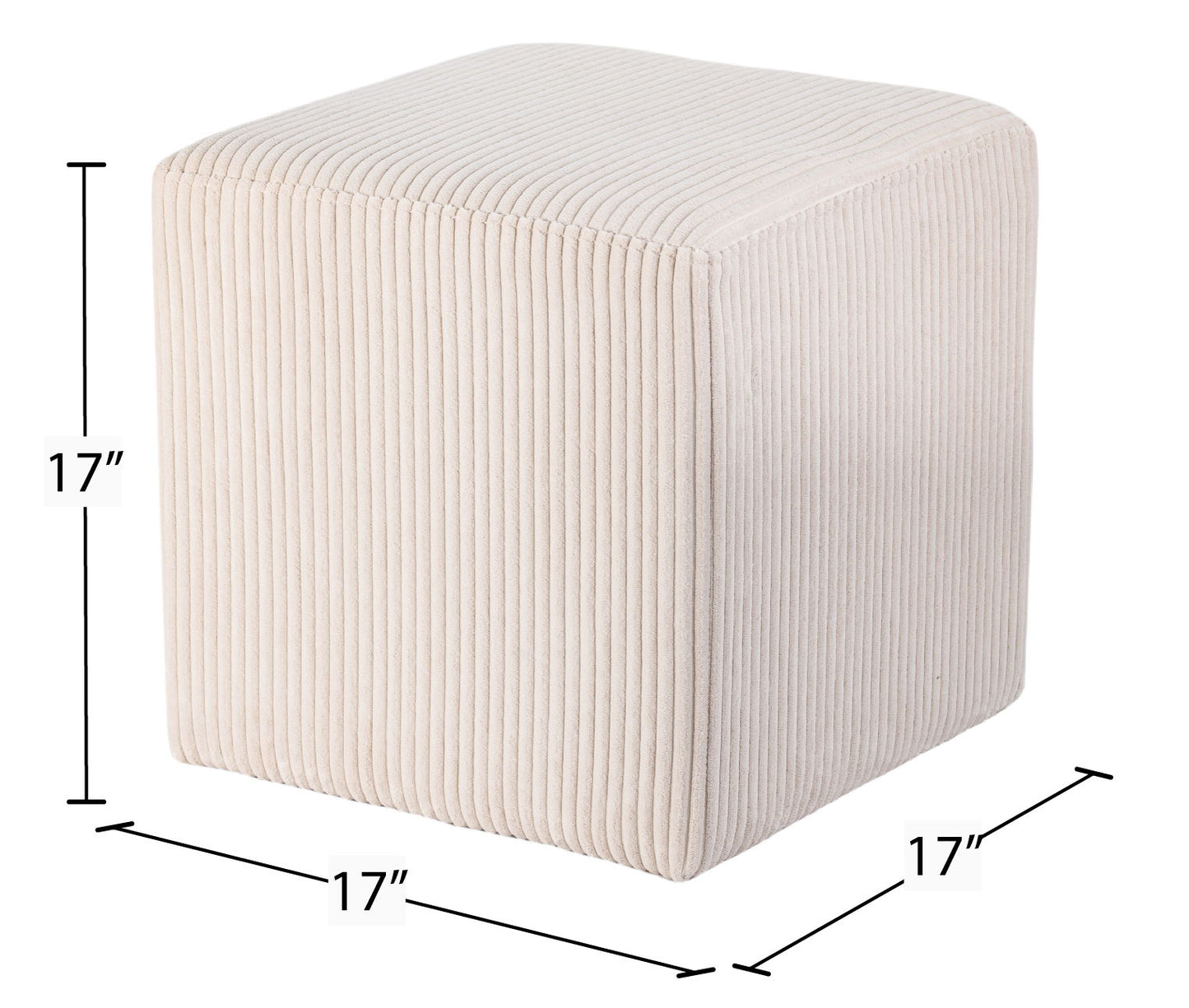 Roy - Microsuede Ottoman / Stool