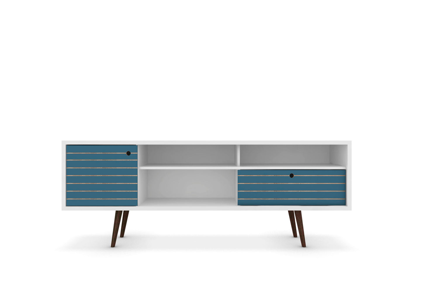 Manhattan Liberty - 71" TV Stand With White Frame