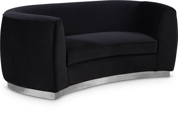 Julian - Loveseat with Chrome Base