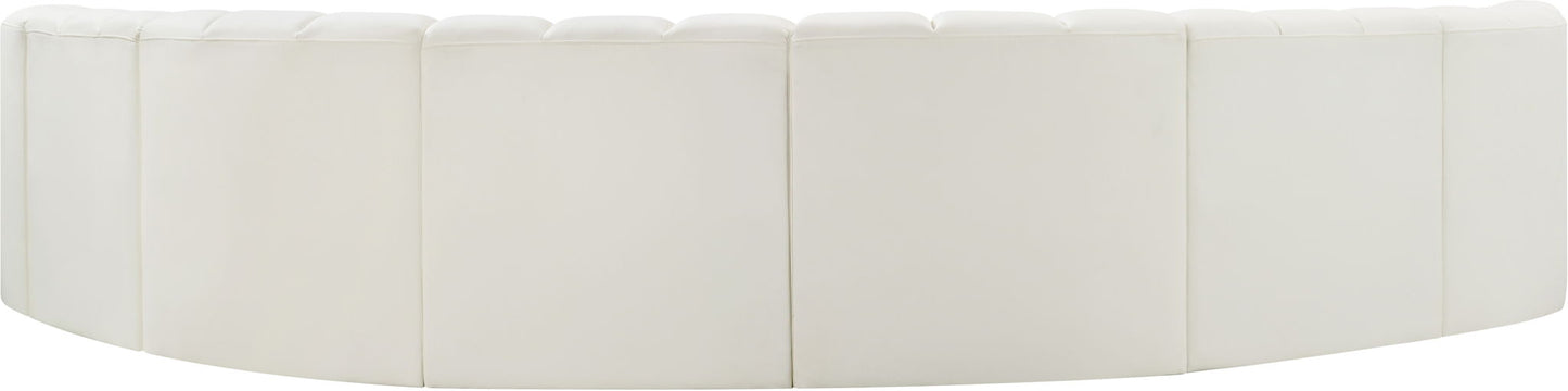 Arc - Faux Leather 8 Piece U-Shaped Modular Sofa