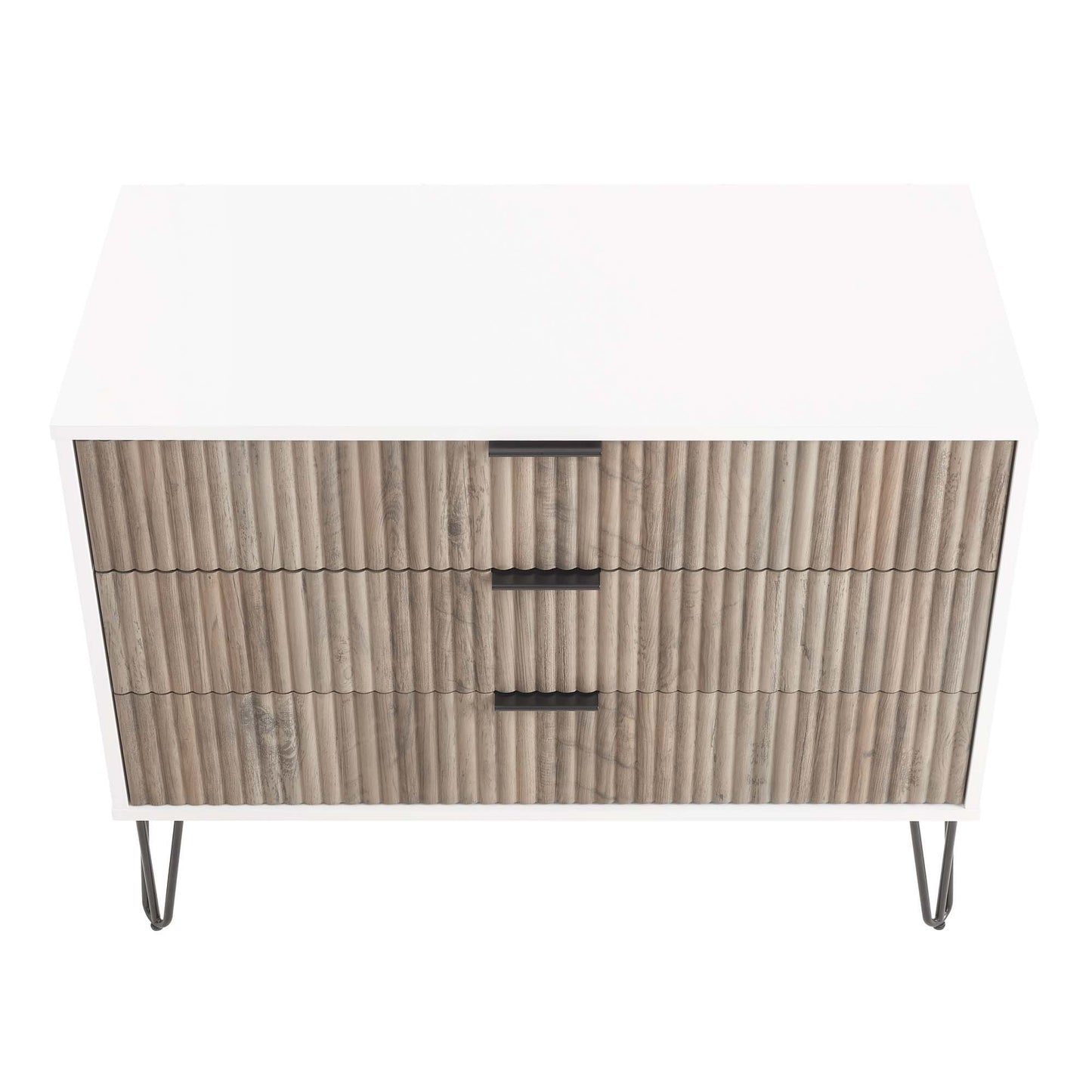 Dumbo - Dresser - Rustic Gray And White