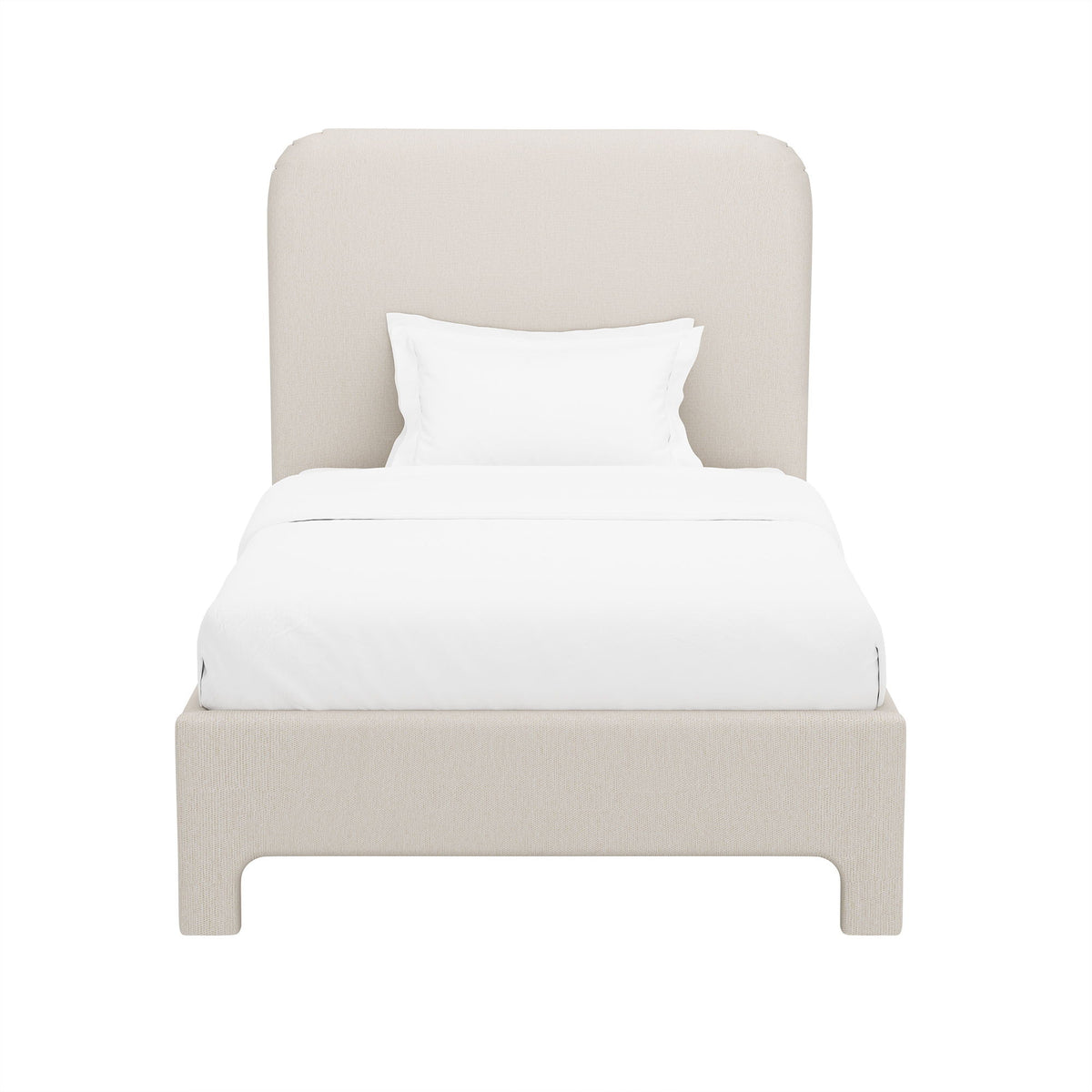 Layton - Rounded Corner Upholstered Bed