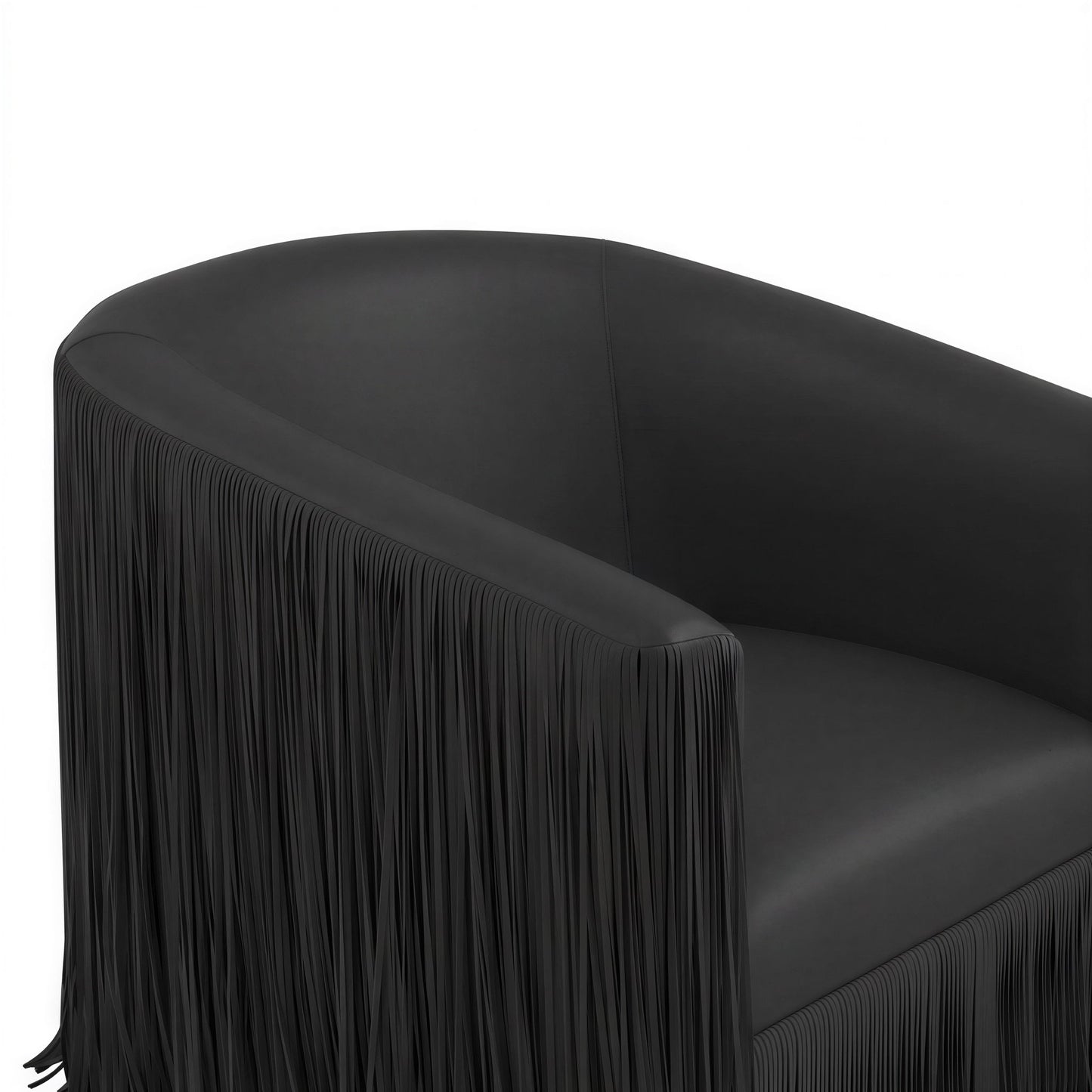 Shag Me - Vegan Leather Swivel Chair
