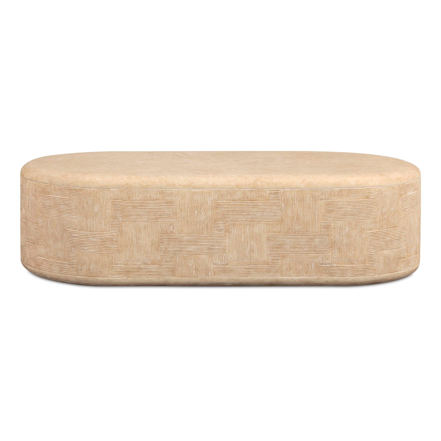 Suraya - Concrete Rounded Coffee Table