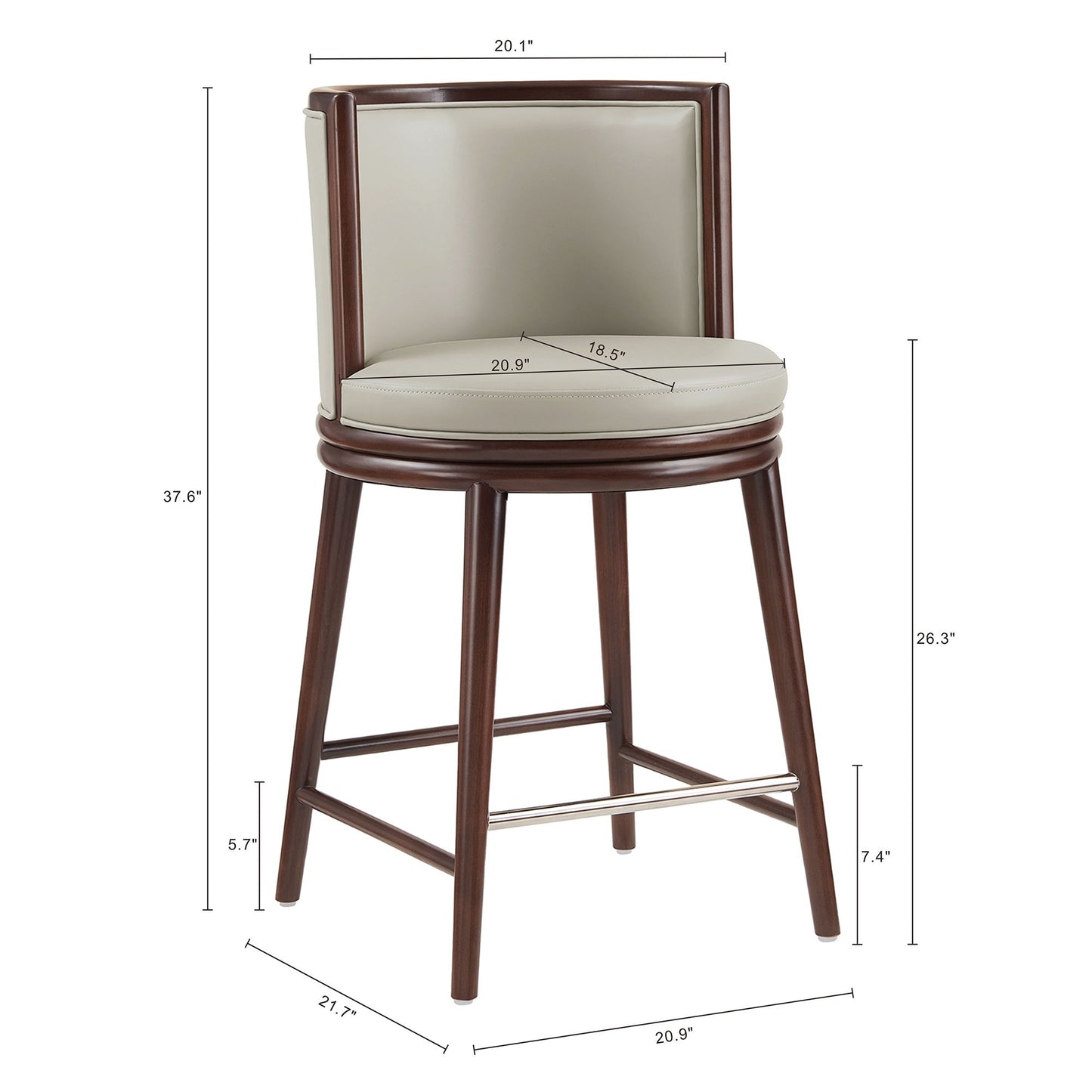 Manhattan Evalyn - Counter Stool