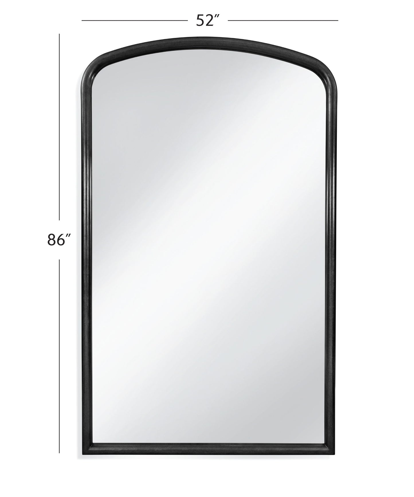 Brookings - Floor Mirror - Black