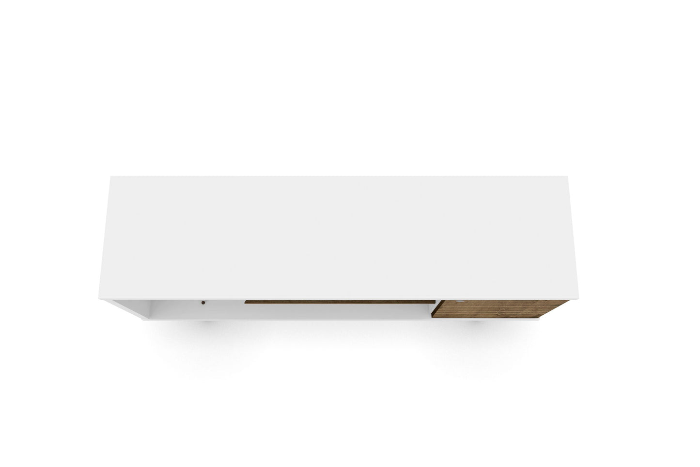 Manhattan Liberty - 53" TV Stand With White Frame