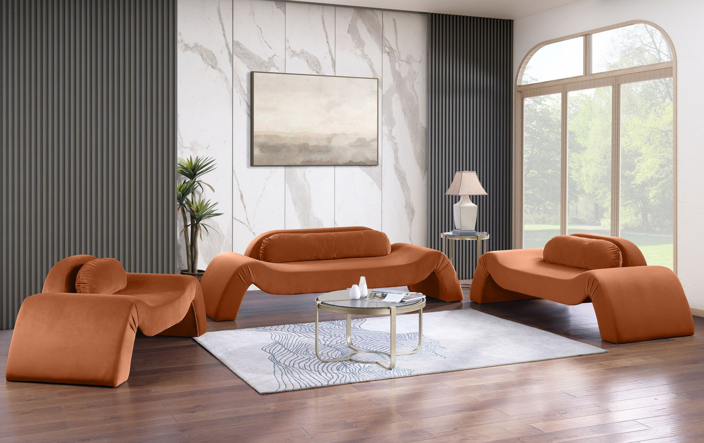 Austin - Velvet Loveseat