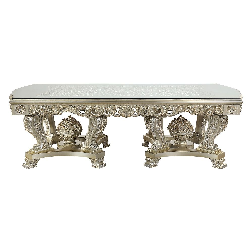 Sorina - Dining Table - Antique Gold