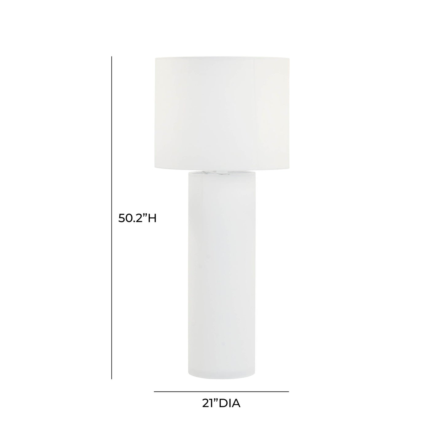 Cleopatra - Linen Floor Lamp - Cream