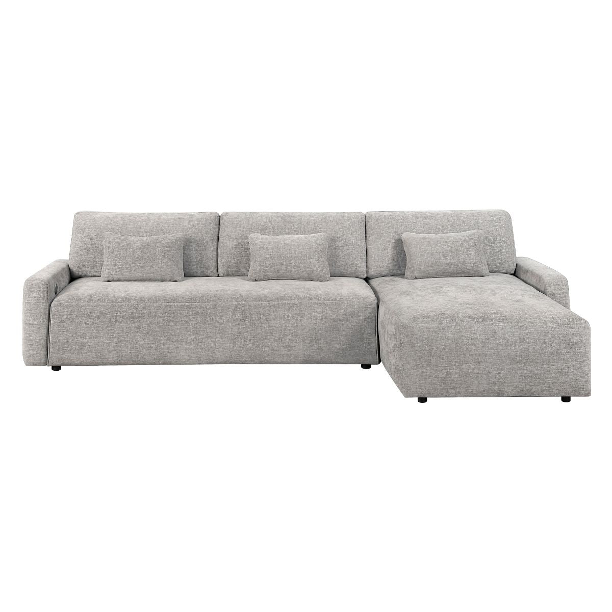 Cumulus 2-Piece Sectional with Convertible Queen Sleeper and Right Side Chaise