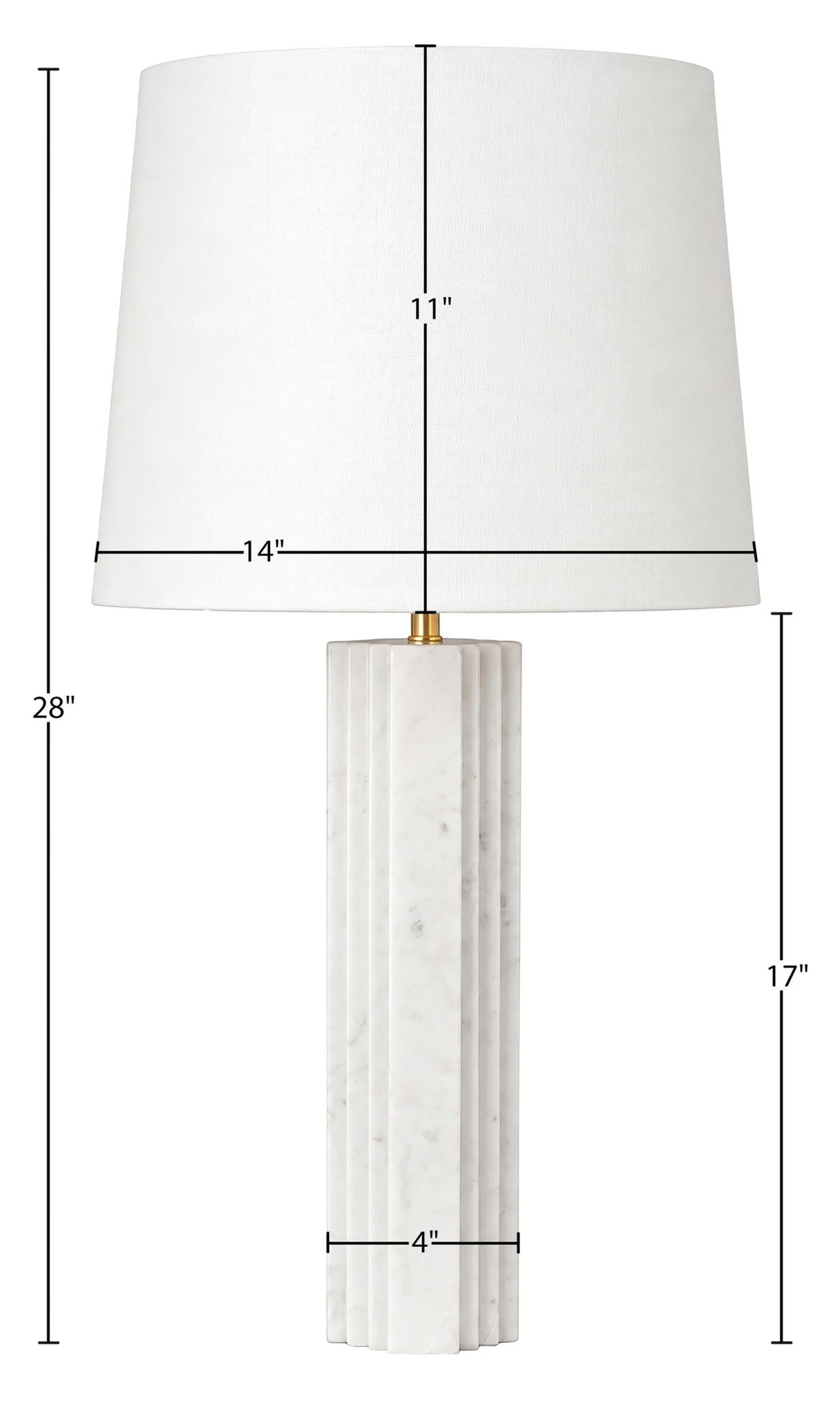 Orison - Linen Textured Fabric Table Lamp