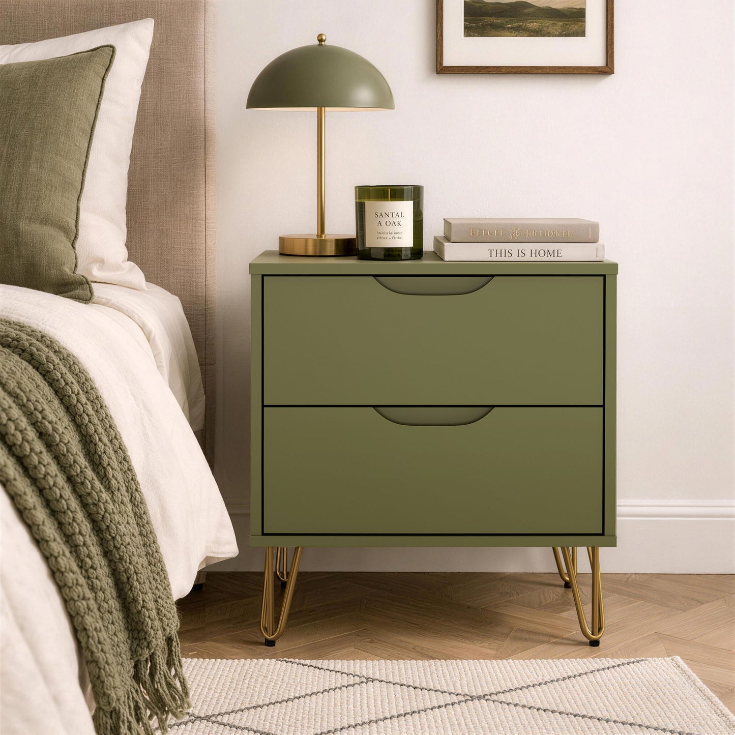 Manhattan Rockefeller - 2-Drawer Nightstand