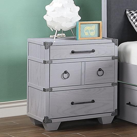Orchest - Nightstand With USB - Gray