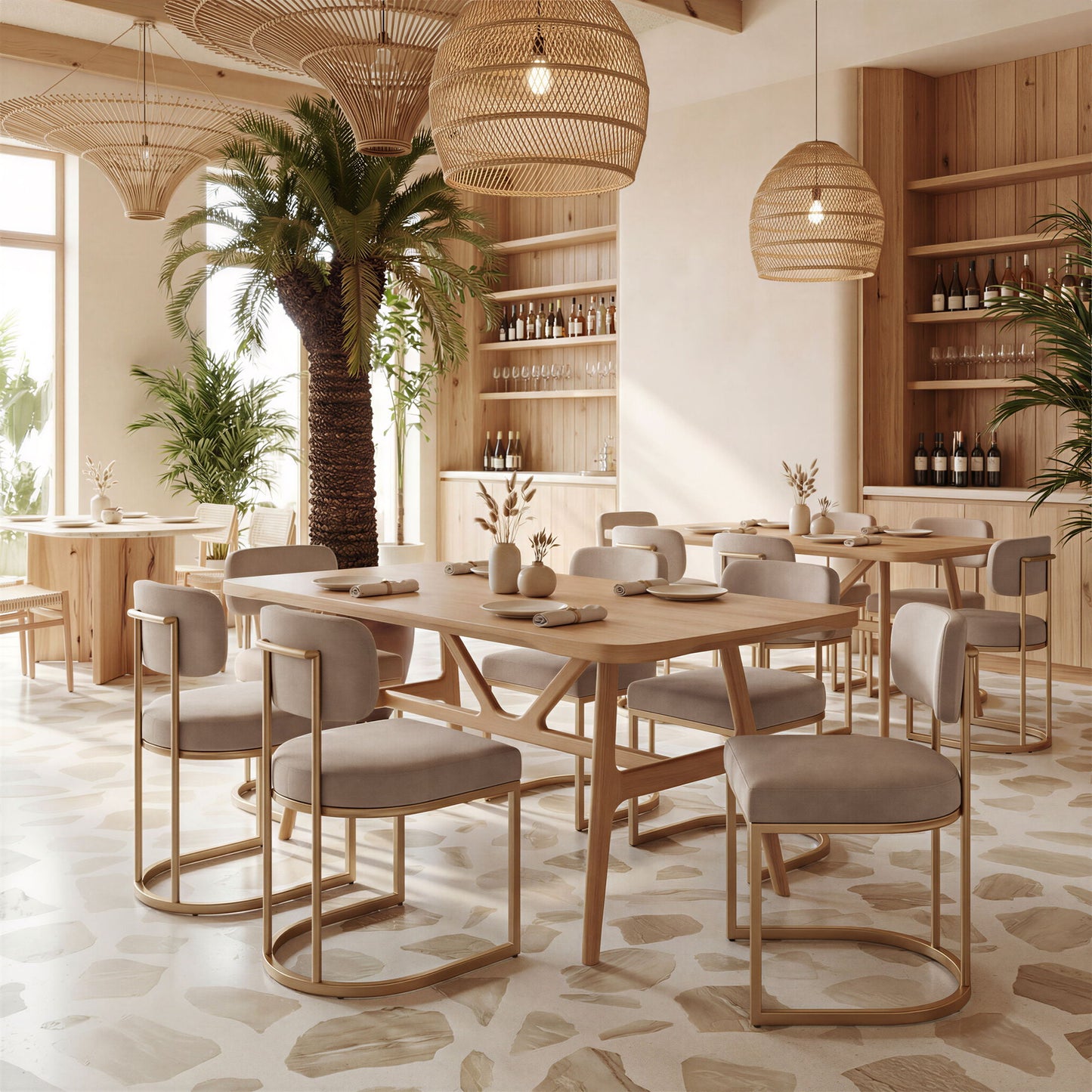 Rovina - Dining Table - Natural