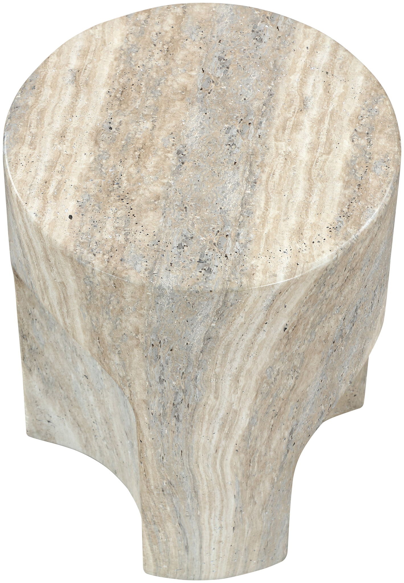 Olira - Concrete And Fiberglass Indoor / Outdoor End Table