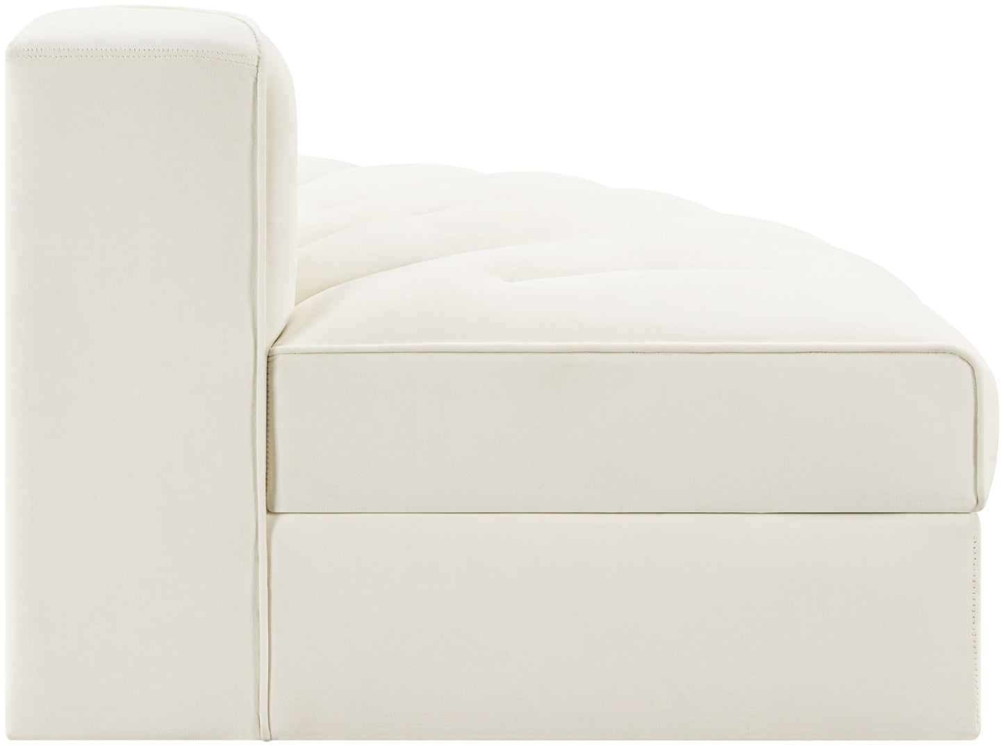 Rummi - Velvet Performance Fabric Upholstered Modular Chair