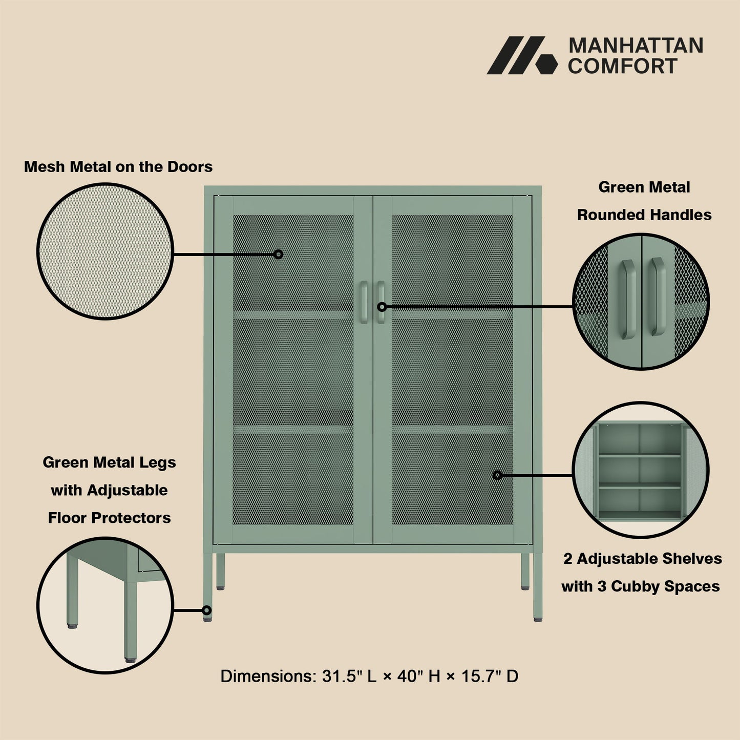Manhattan Amelia - Accent Cabinet