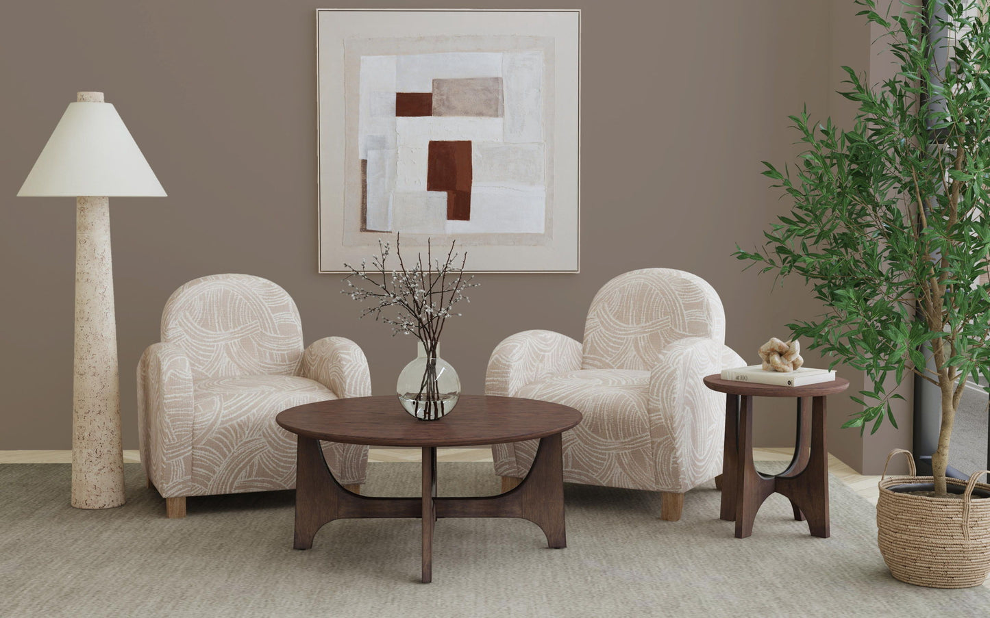 Dunnigan - Oak Cocktail Table - Brown