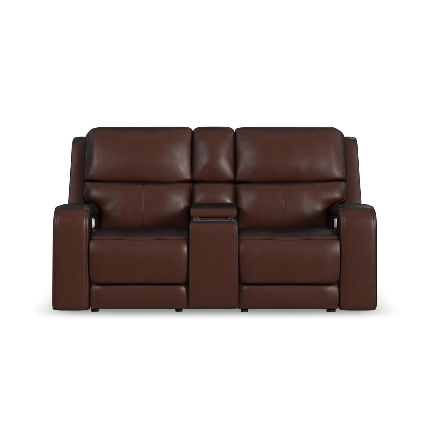 Oasis - Power Reclining Loveseat With Console, Power Headrests, Lumbar, Heat & Massage