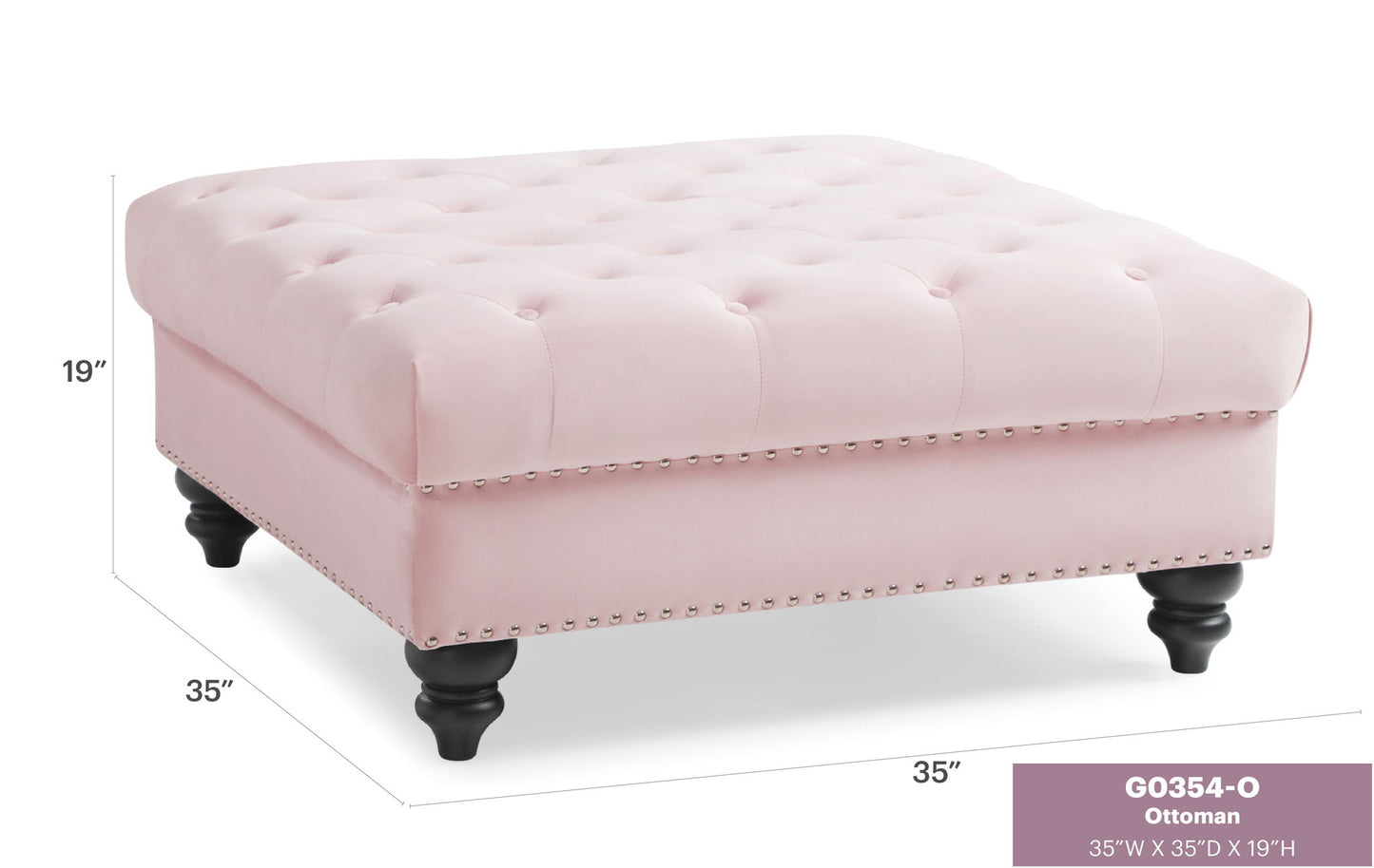 Glory Furniture - Nola - Ottoman
