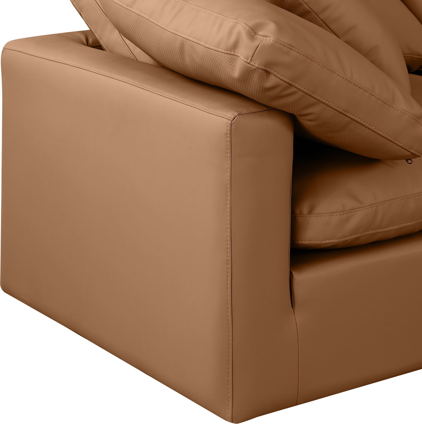 Indulge - Faux Leather 4 Piece Modular Sectional