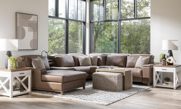 Solana - LAF P2 Recliner - Positano Clay / Warm Oak