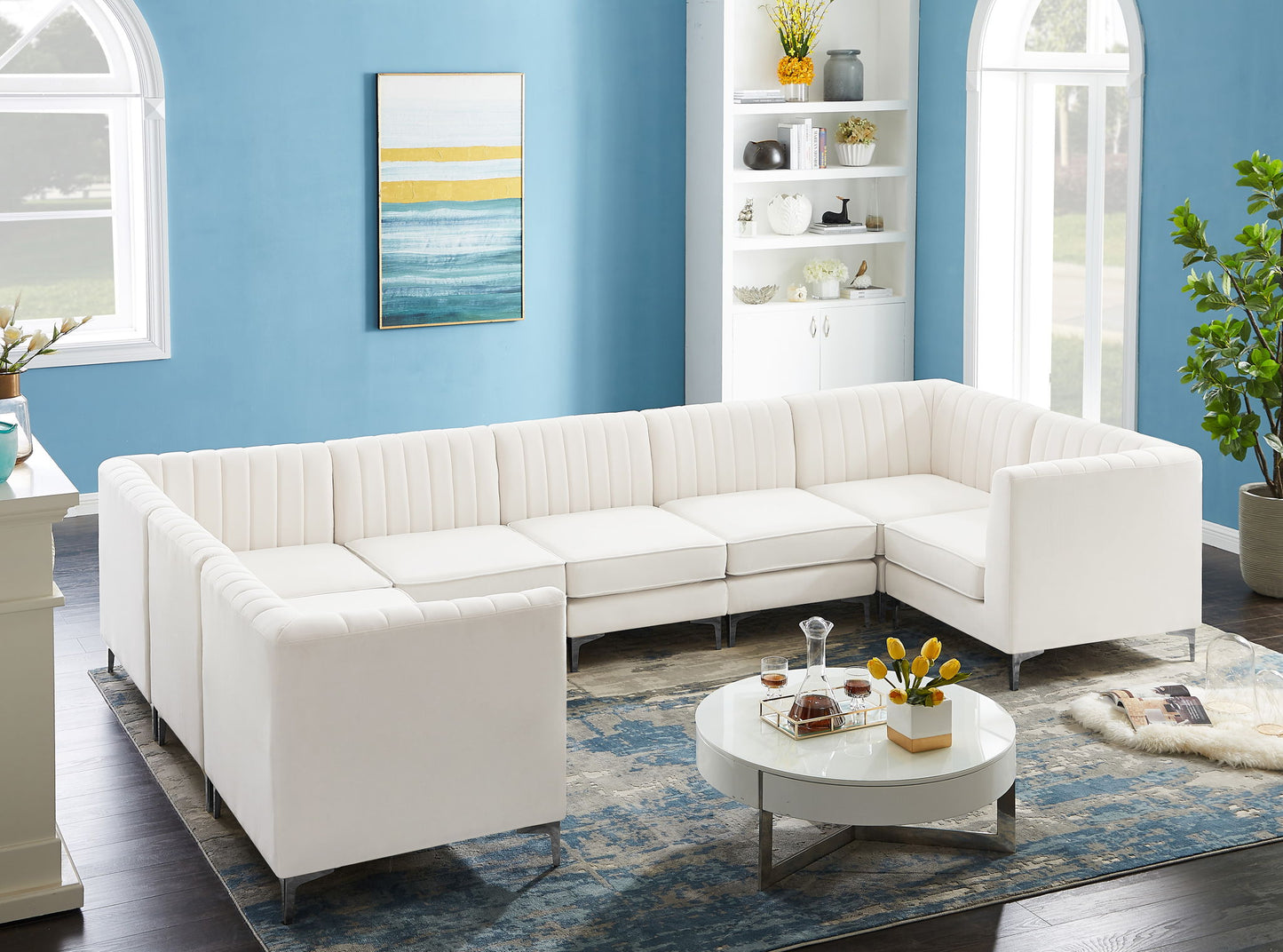 Alina - 8 Piece Modular U-Shaped Sectional