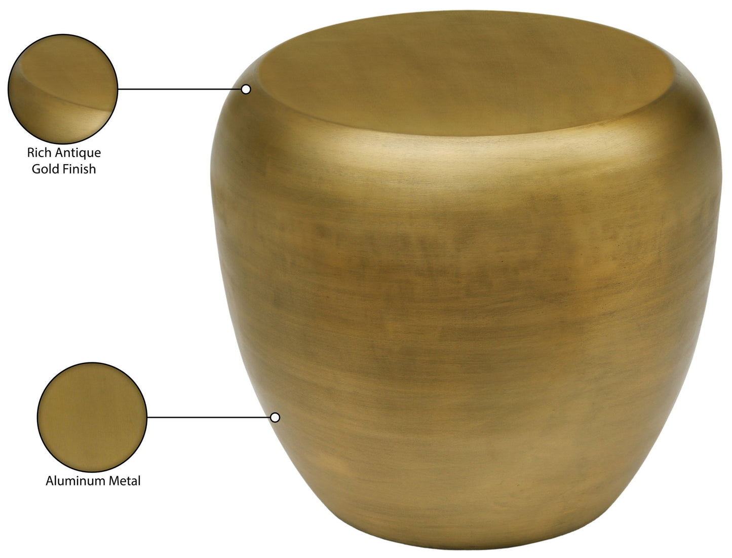 Capsule - Aluminum End Table