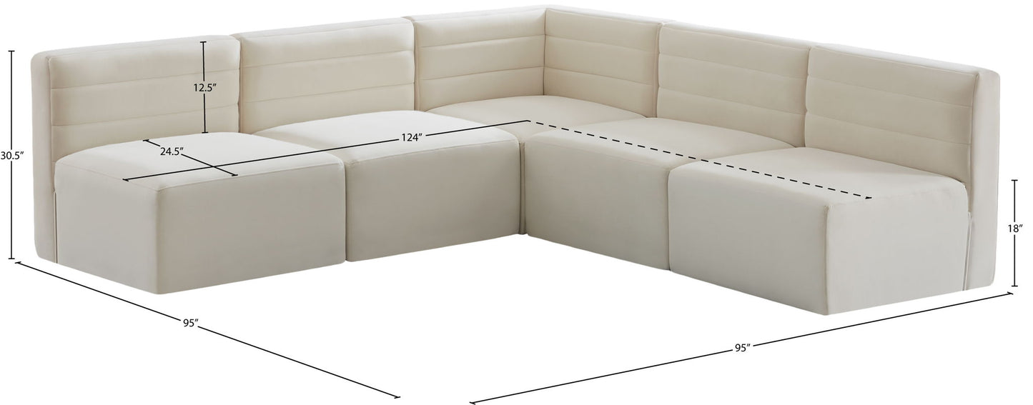 Quincy - 5 Piece Modular Sectional