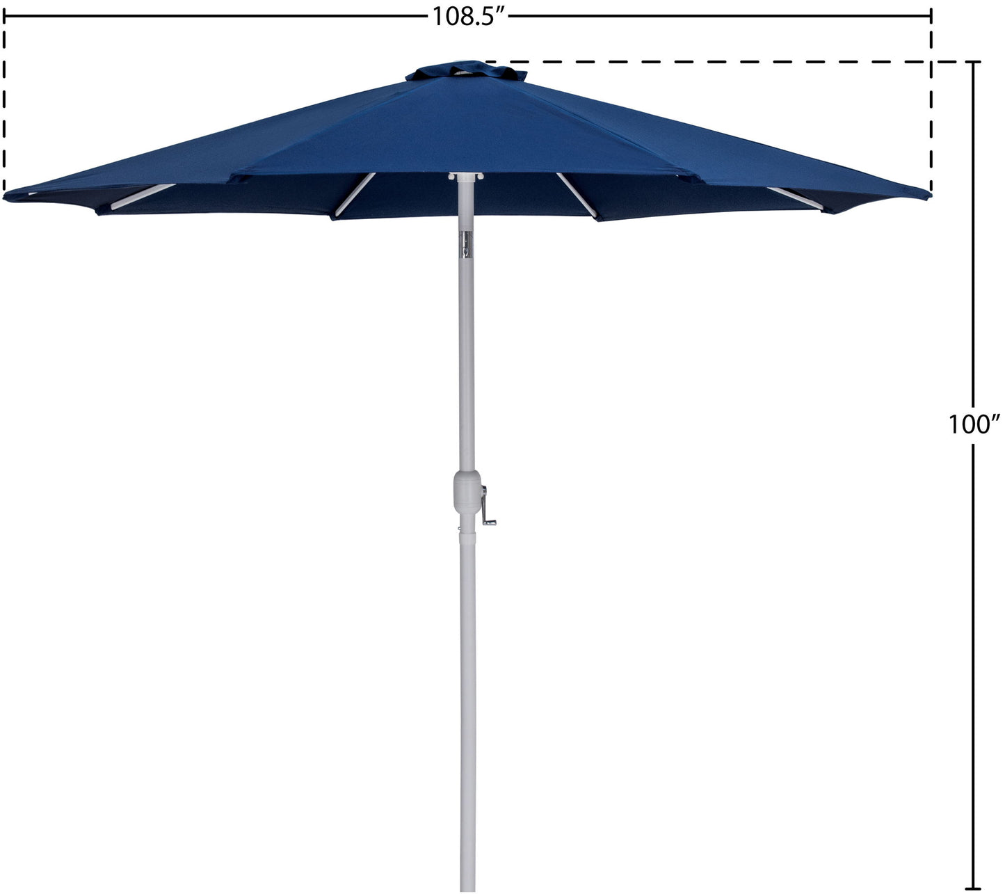 Fiji - Patio Umbrella With White Pole