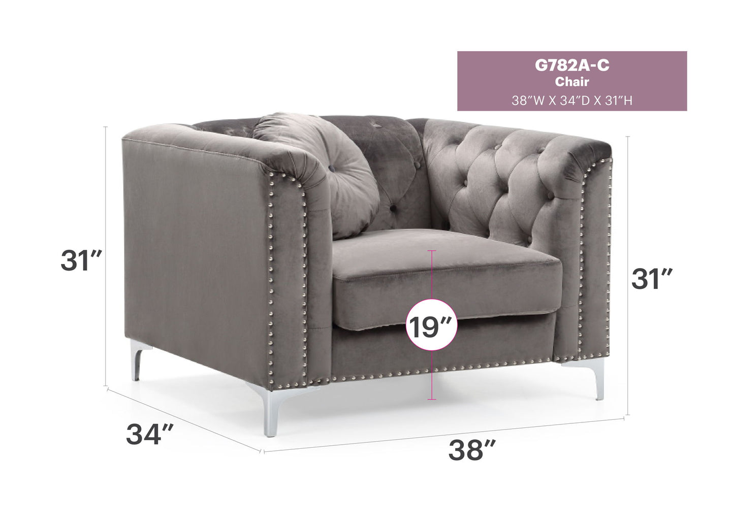 Glory Furniture - Pompano - Chair