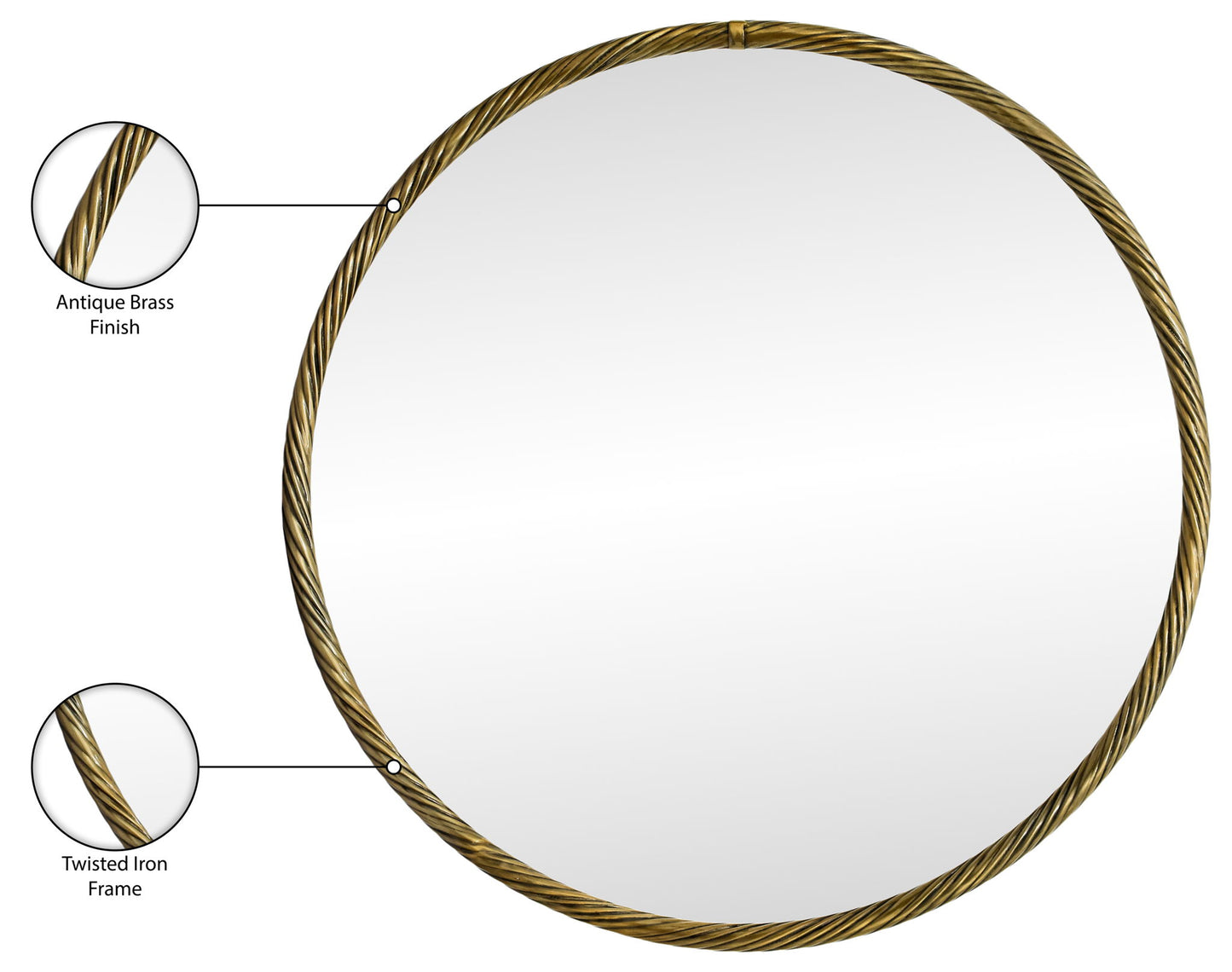 Avara - Round Mirror