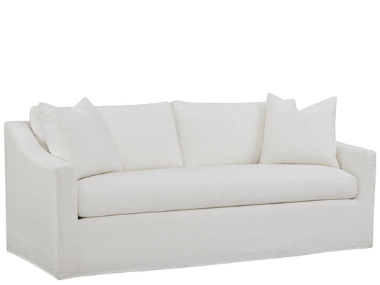 Augustine - Slipcover Apartment Sofa - White