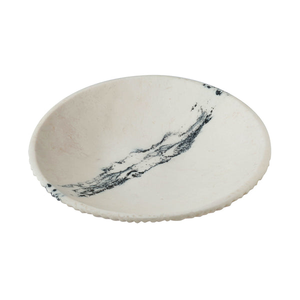 Ikani - Resin Serving Plate - Black / White
