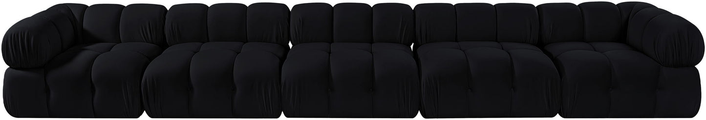 Orin - Fabric Velvet 5 Piece Modular Sofa